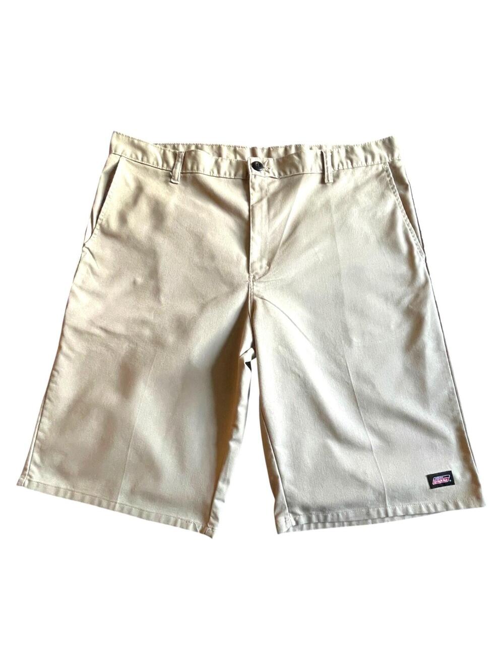 Dickies Work Shorts Mens Size 40 Khaki Twill 13" Inseam